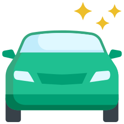 Green car illustration